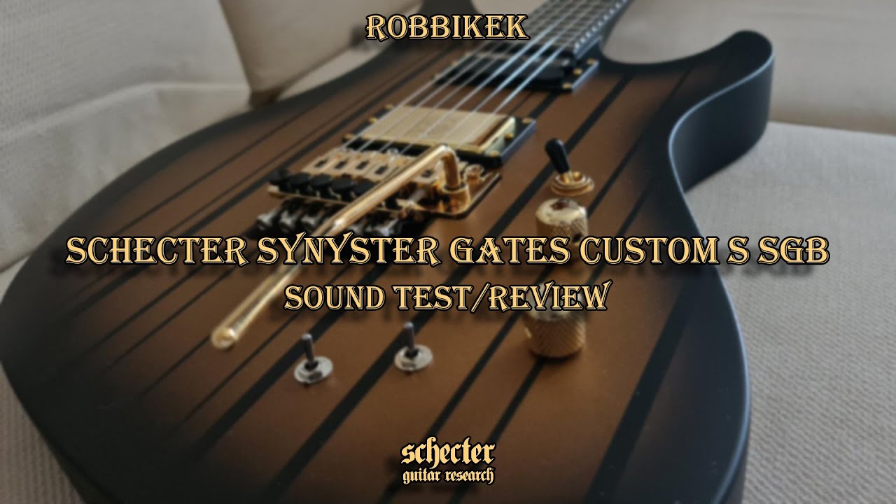 Schecter Synyster Gates Custom S SGB Sound Test/Review - 60 FPS #synystergates