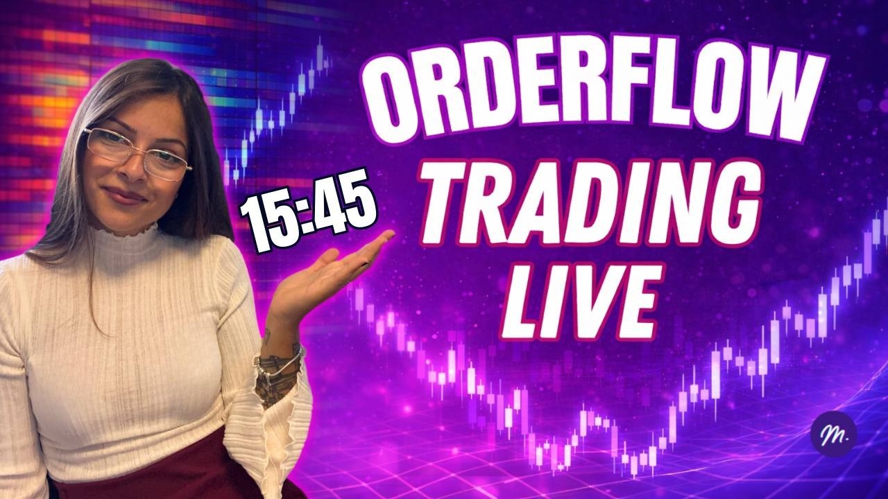 La Tela di Penelope | Trading LIVE con Orderflow | 15:45