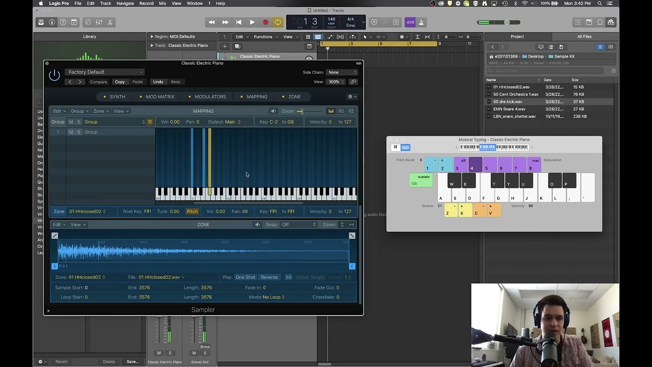 Logic Pro (10.6) Tutorial: How to use the Multi-Sampler
