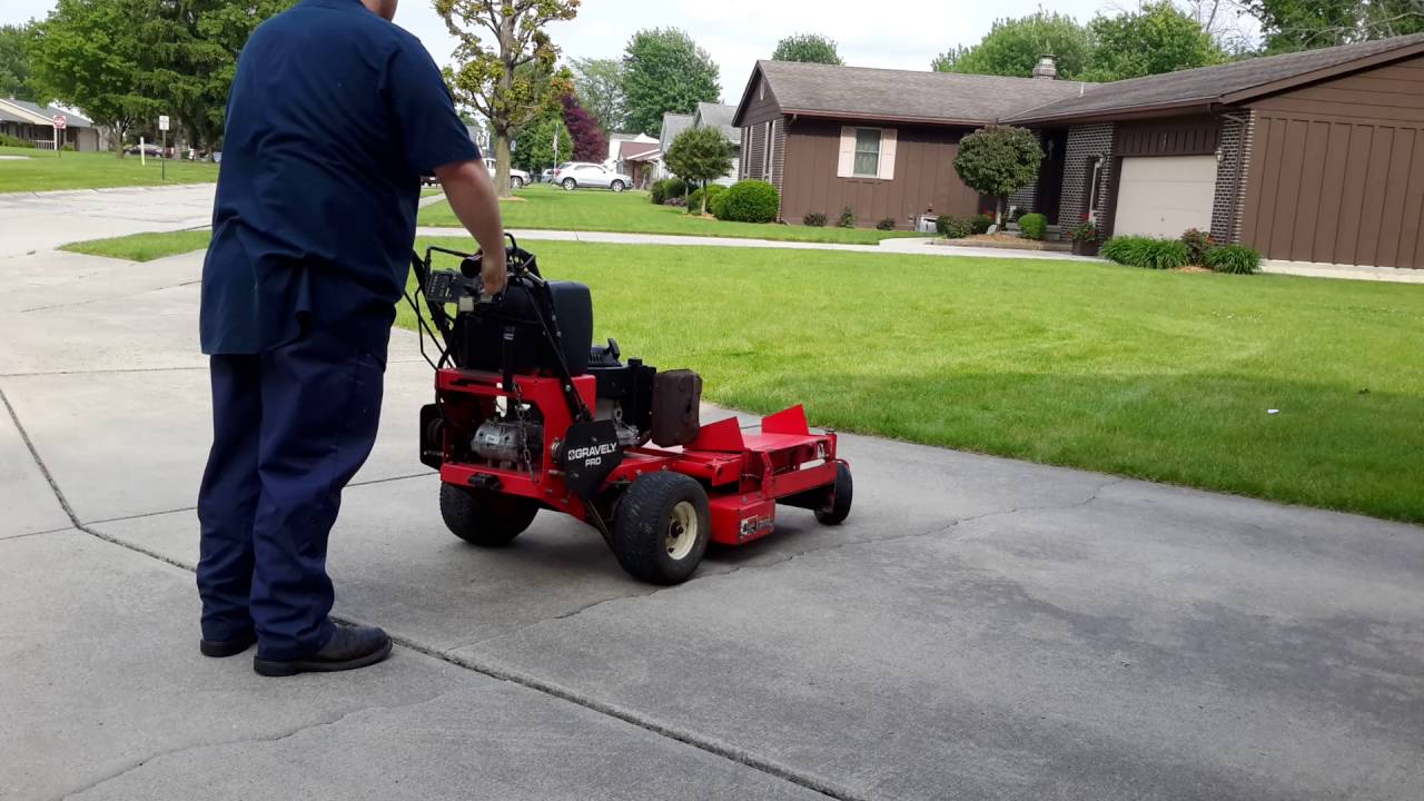 Gravely PRO commercial walk behind mower