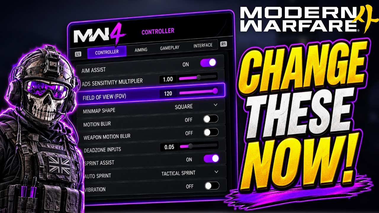 BEST MW4 Settings You NEED to Change (Beta)