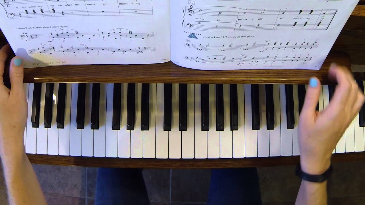 When the Saints Go Marching In - Faber Piano Adventures/ 2A/ Lesson Book
