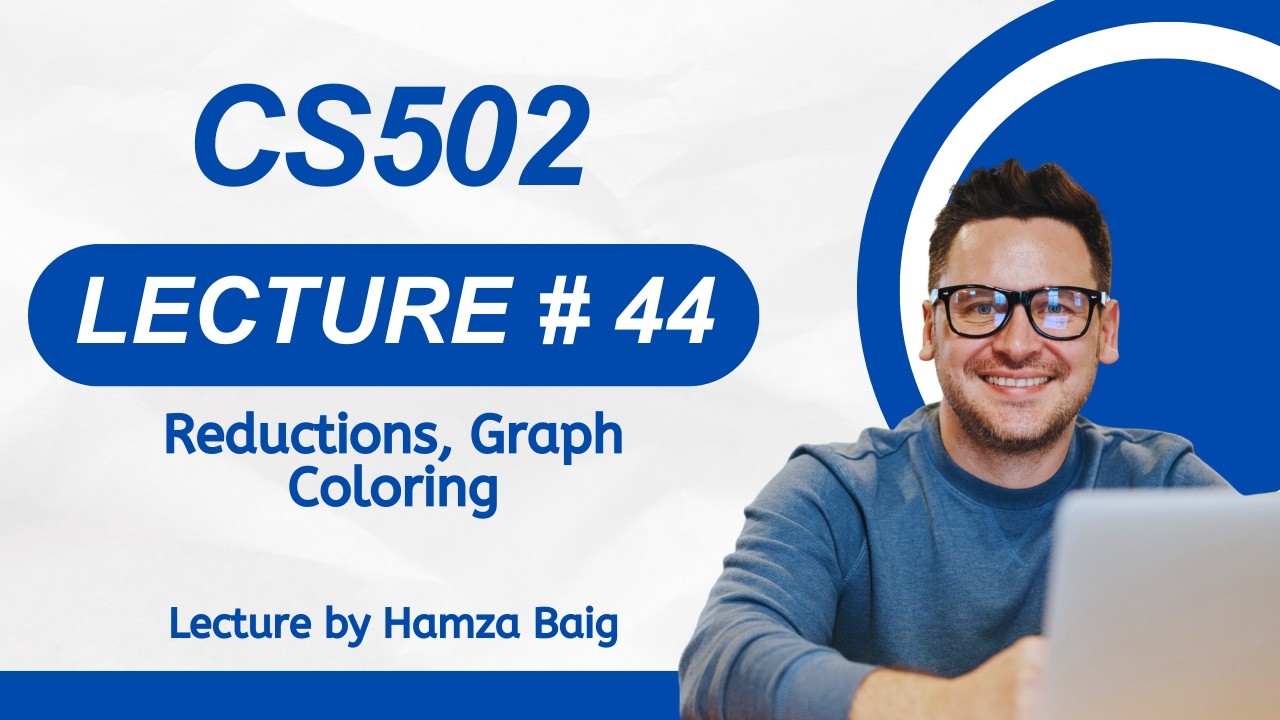 CS502 | Lecture 44 | Reductions, Graph Coloring