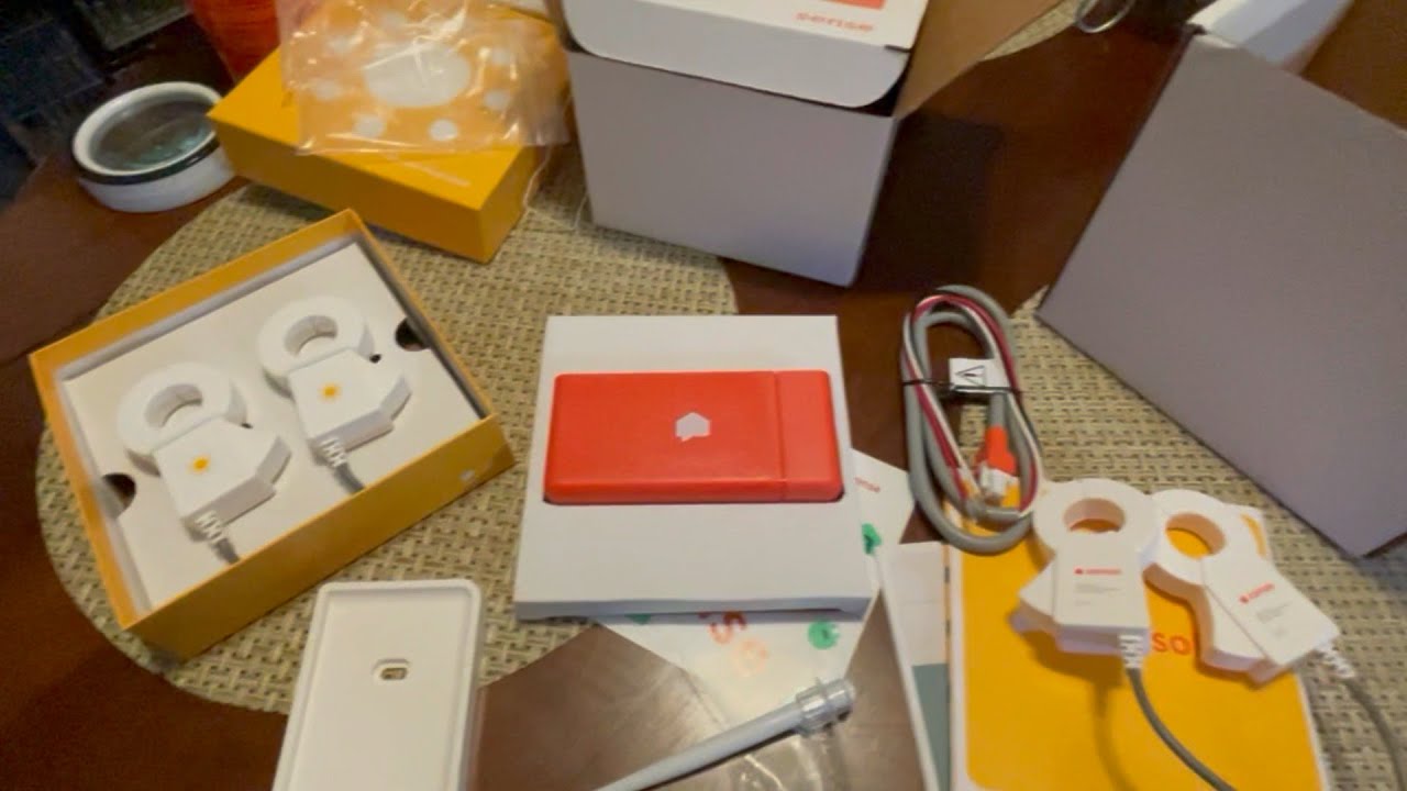 Sense energy monitor with solar track electricity usage production and use in real time install DIY