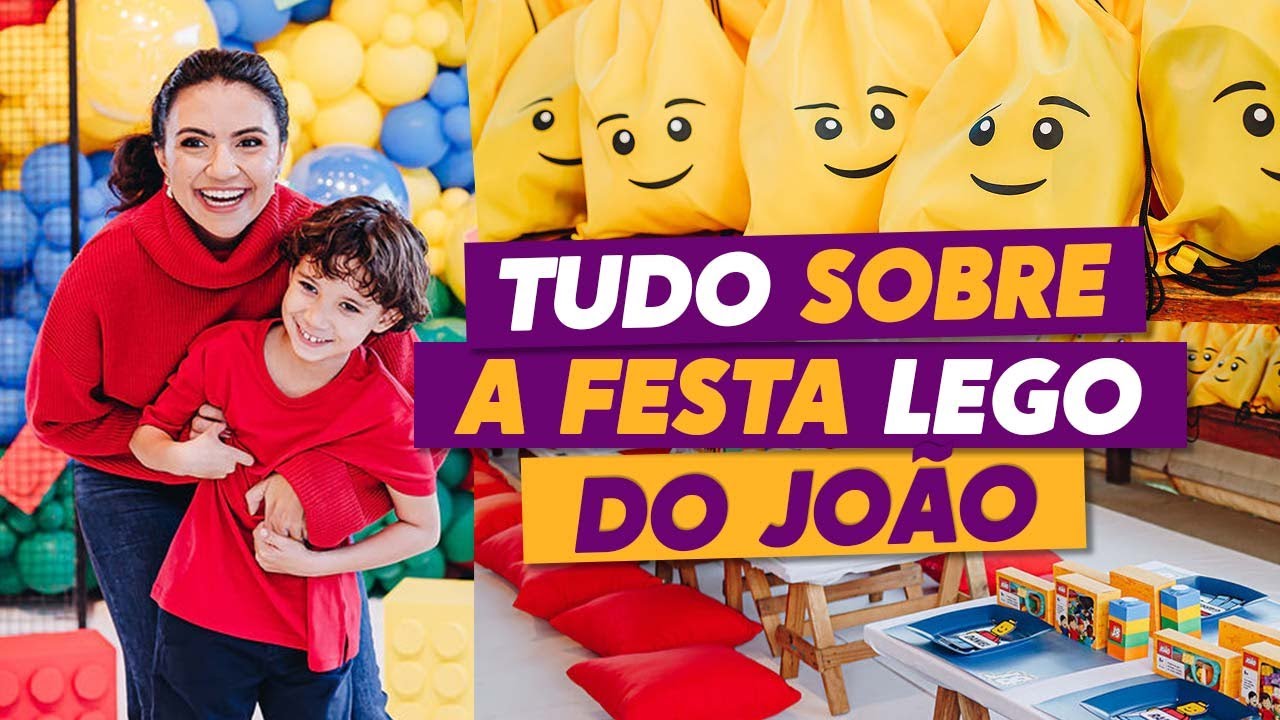 Tudo sobre a festa Lego do João!