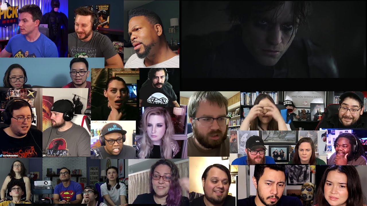 The Batman DC FanDome Teaser Reaction Mashup