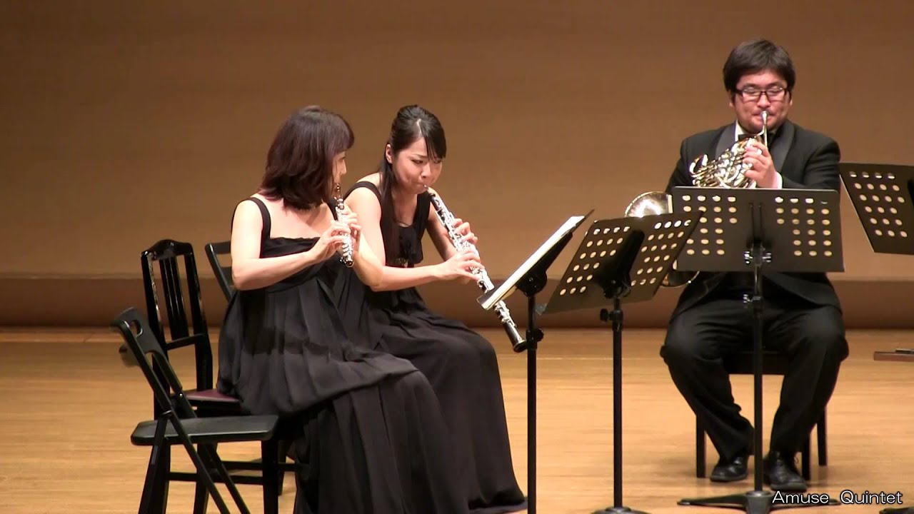 ライヒャ　木管五重奏曲　ホ短調　作品88-1　1楽章　Reicha Woodwind Quintet e moll Op.88-1 1st movement by Amusequintet