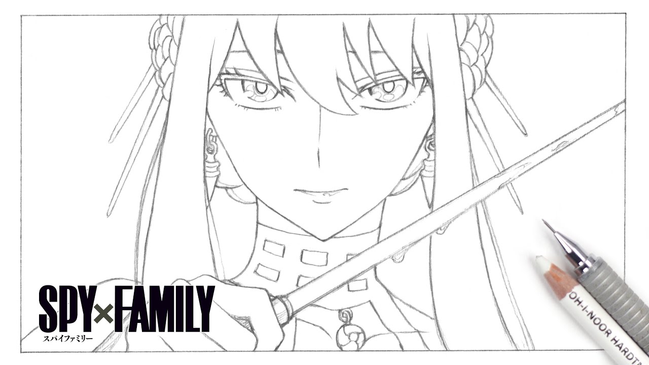 How to draw Yor Forger | part 1 | Spy × Family | Yor Forger