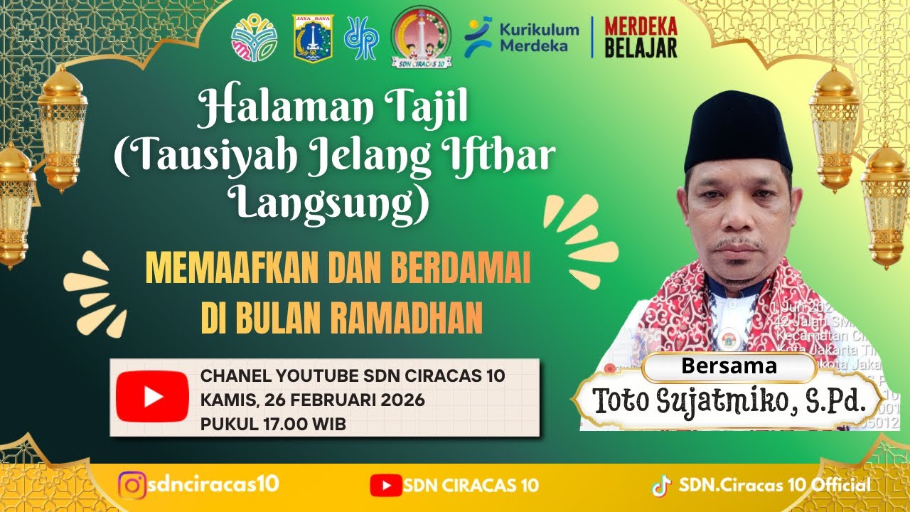 “HALAMAN TAJIL” Kamis,26 Februari 2026