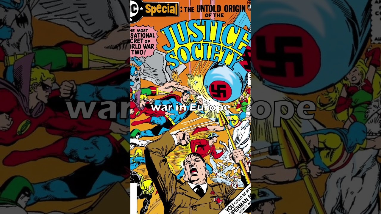 Why the JSA didn't fight in WW2 #shorts  #comic #dccomics