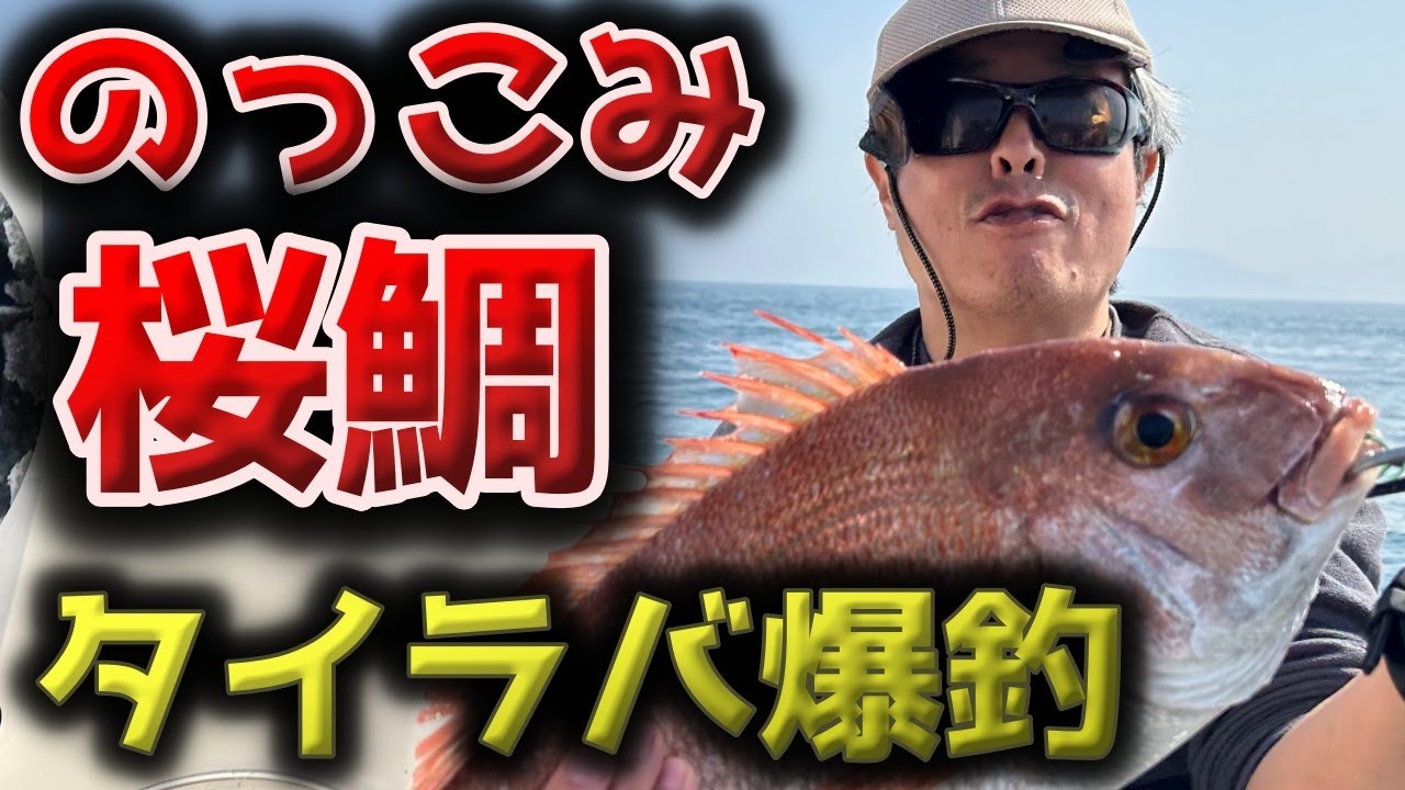 【タイラバ】のっこみ探検隊！真鯛爆釣！2023年4月20日