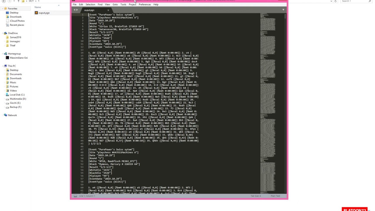 Video tutorial: the fastest way to merge chess pgn files
