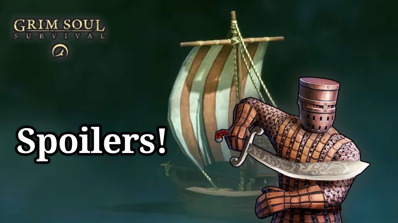 Grim Soul: Dark Survival RPG – Antes da Atualização Chegar… Spoilers do Barco e Nova Região!