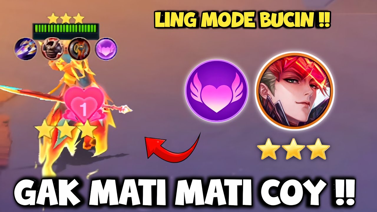 LING HEARTBOND BINTANG 3 !! OP BANGET GAK MATI MATI !! UPDATE MAGIC CHESS GOGO