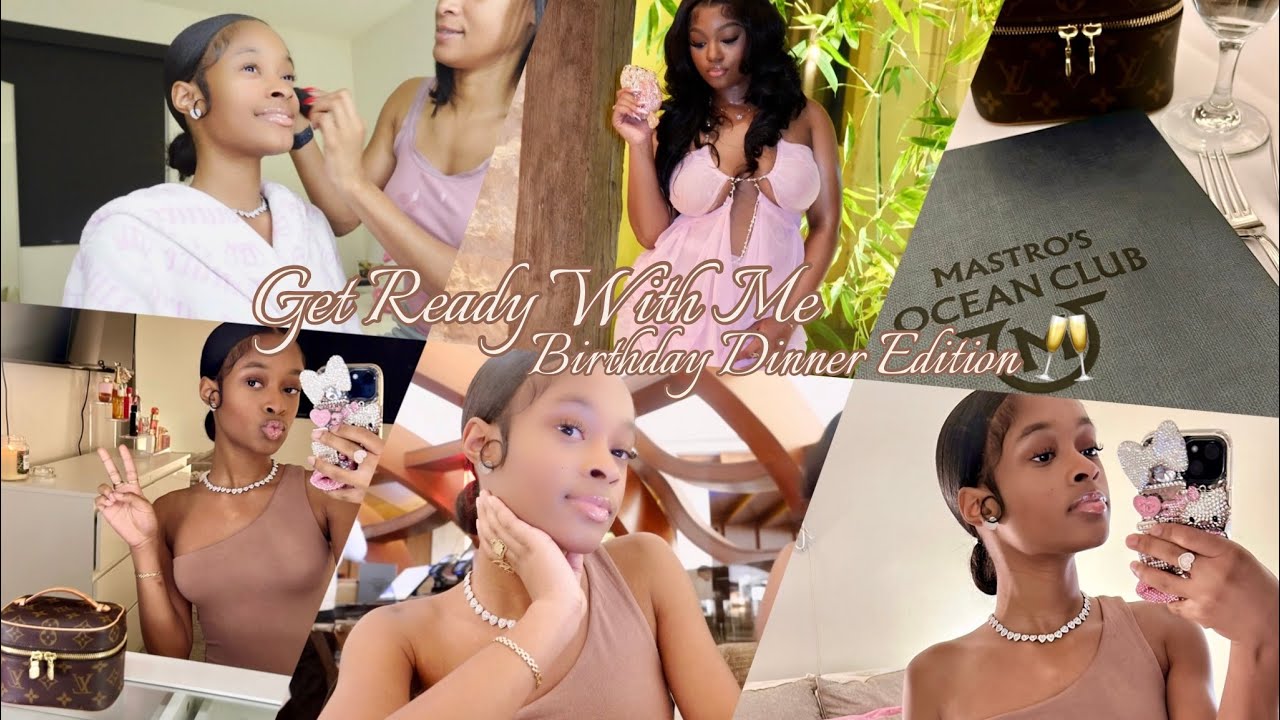 Get Ready With Me: Birthday Dinner Edition 🥂 | Mommy Does My Makeup + Girl Talk