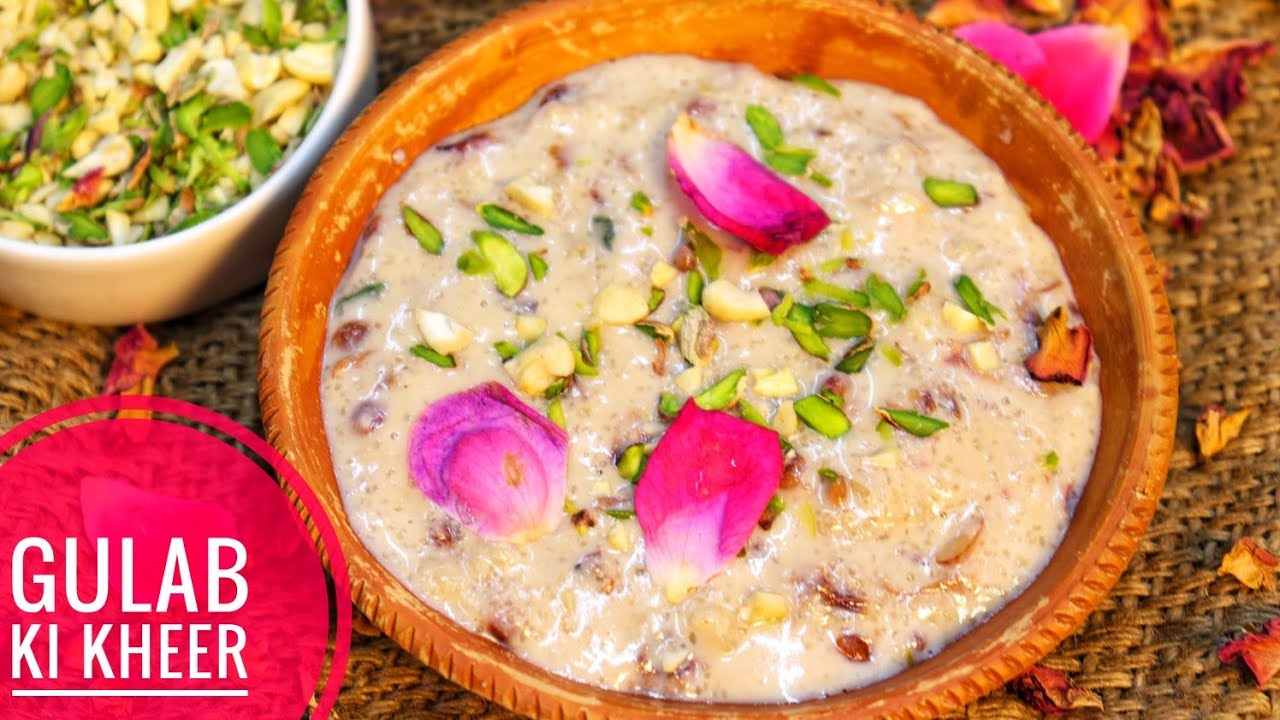 Thande gulab ki kheer || How To Make Gulab Ki Kheer || How To Make Kheer #kheer #phirni #Dessert