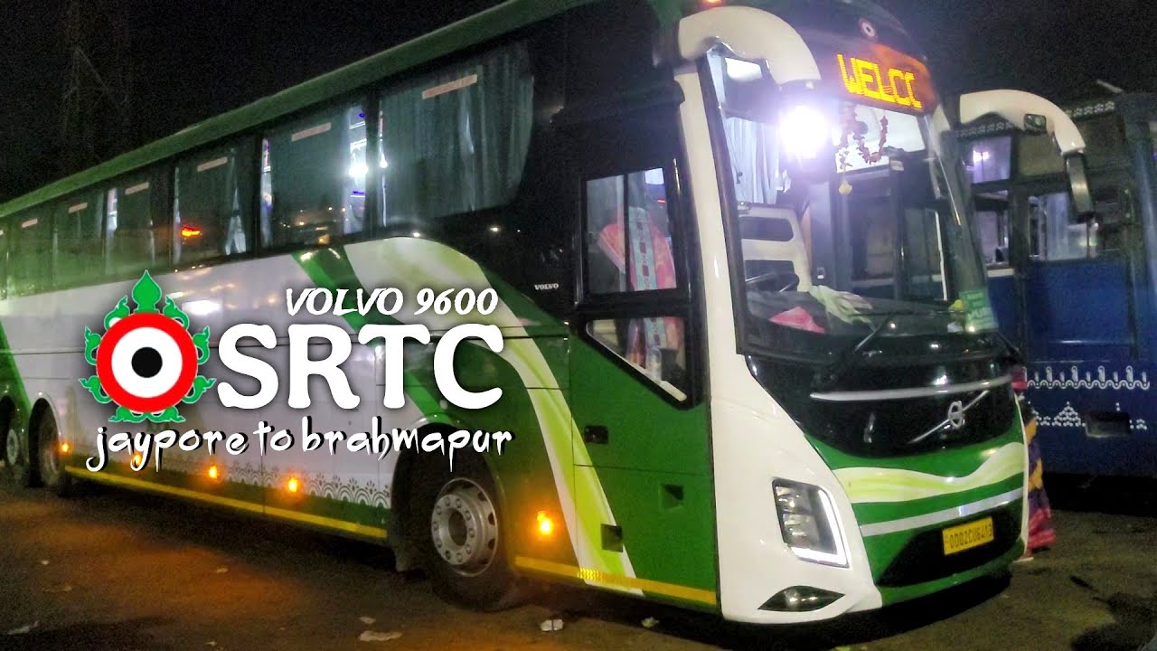 Bus Journey Jaypore To Berhampur | Night Bus traveling | OSRTC Jagannath Express Volvo 9600