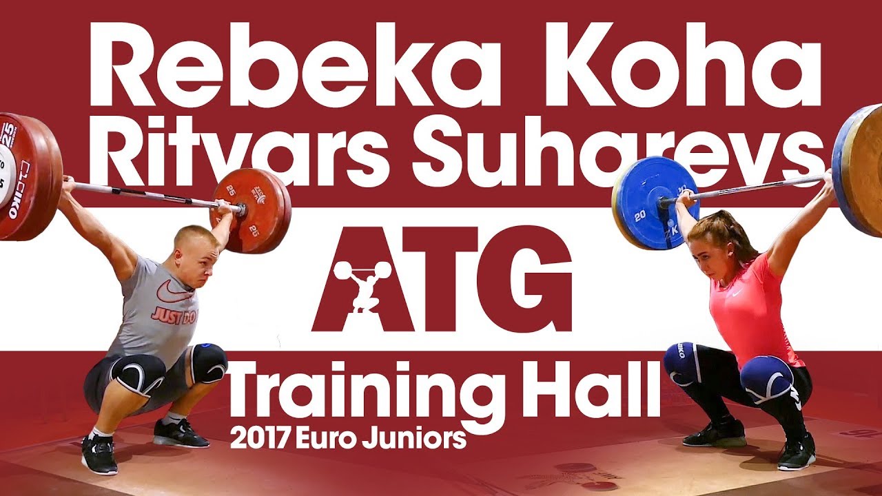 Rebeka Koha & Ritvars Suharevs 🇱🇻 Training Hall 2017 European Juniors