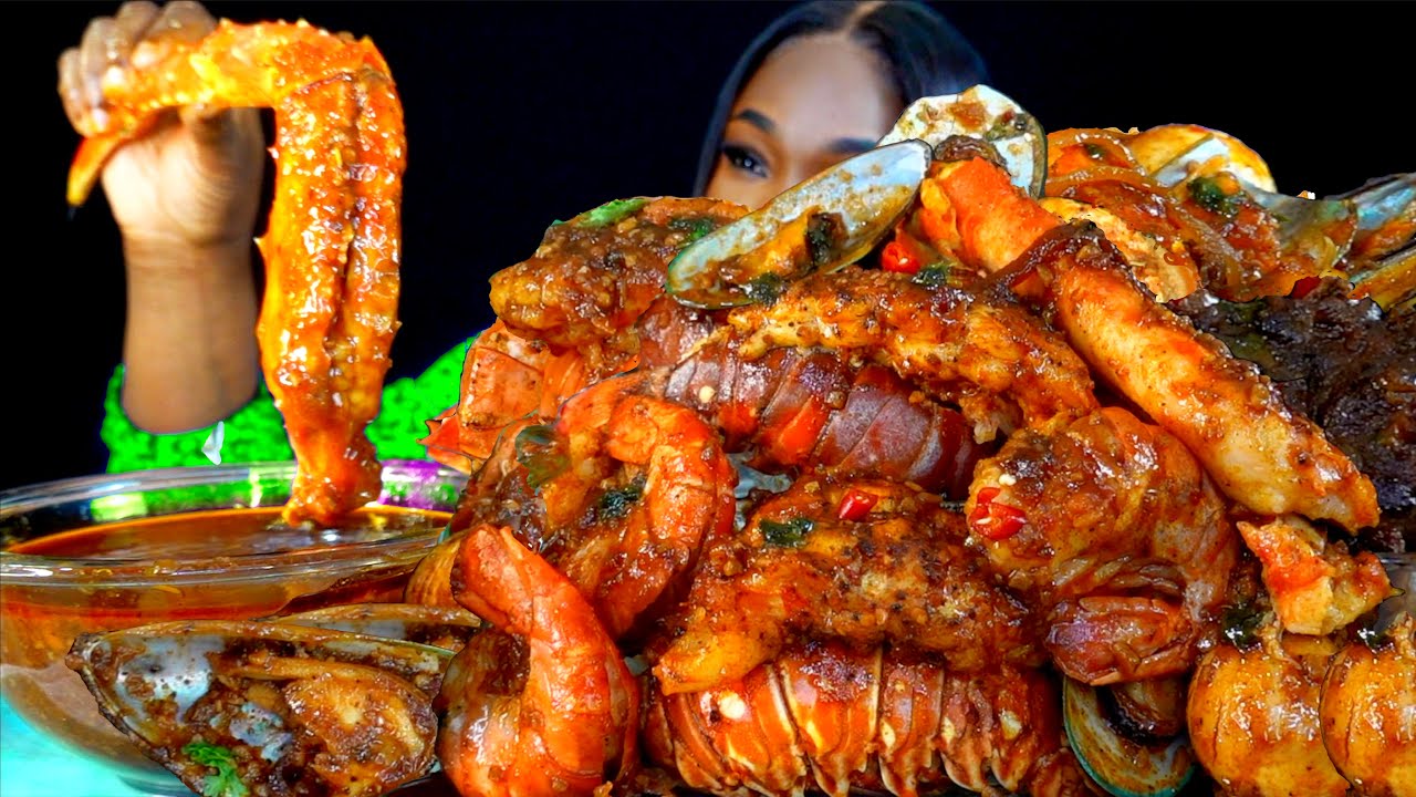 KING CRAB SEAFOOD BOIL MUKBANG | DESHELLED | SEAFOOD BOIL MUKBANG | Seafood | mukbang