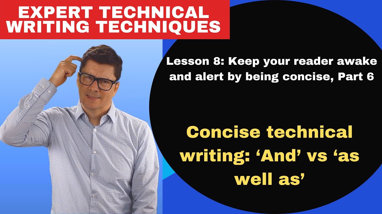 Concise technical writing: ‘And’ vs ‘as well as’