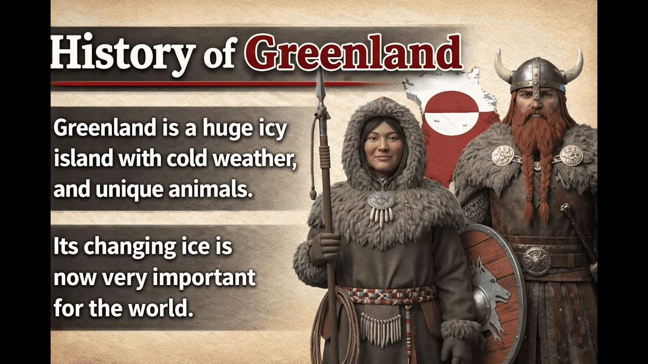 Greenland History in Easy English (A2-B1) | English Listening Practice