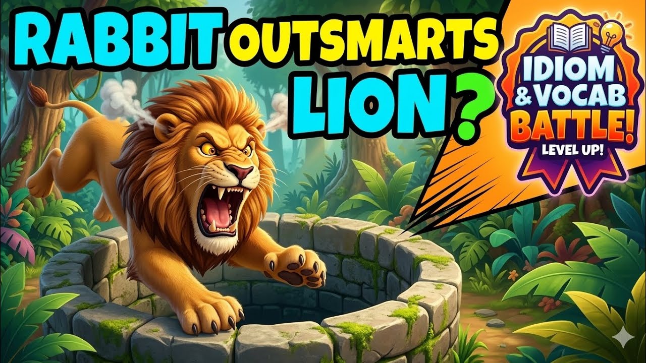 Learn Advanced English Through Story | The Lion and the Clever Rabbit | Panchatantra Story