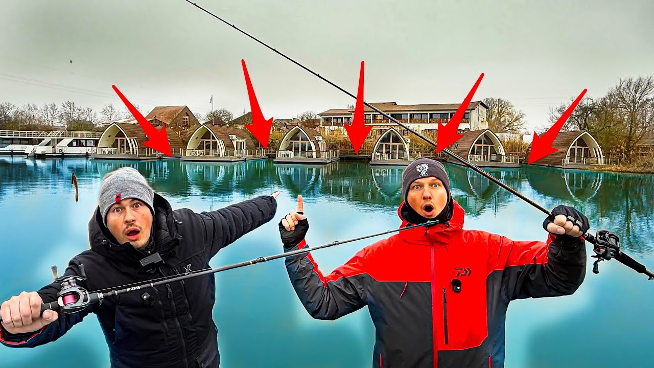 Geheimer Hausboot-Hafen ist voll mit Zandern und Barschen 😱