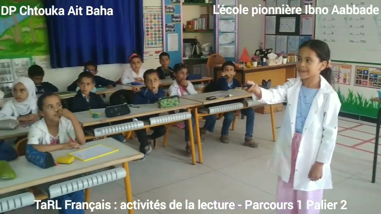 TaRL Français : Activités de la lecture Parcours 1 Palier 2