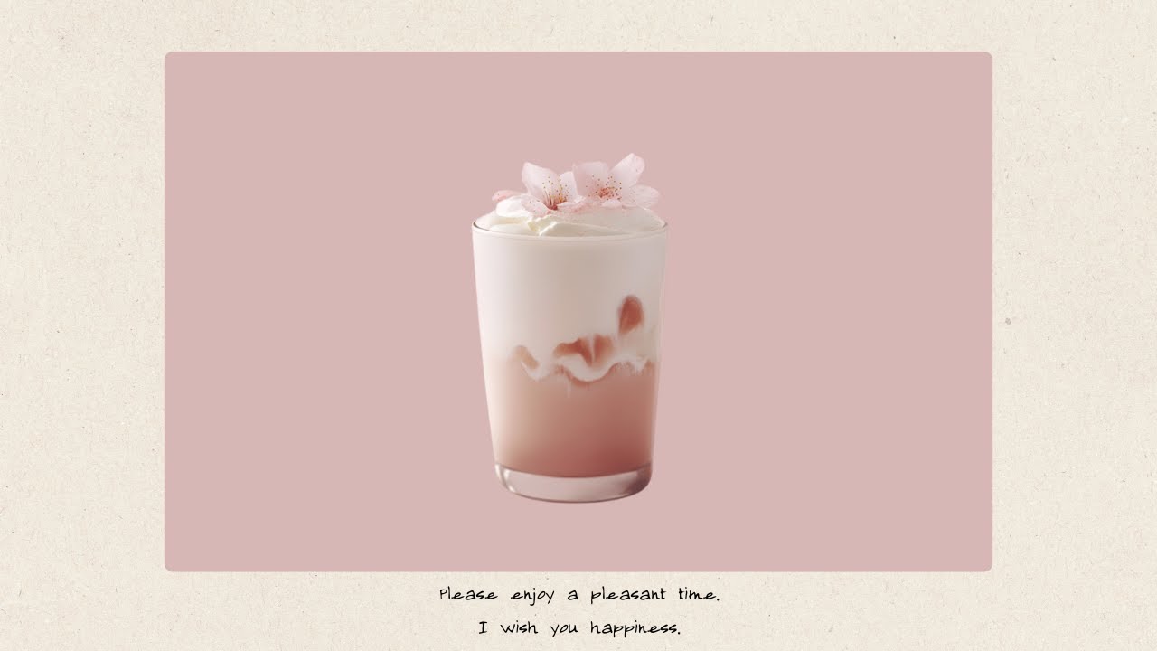 Sakura Latte.