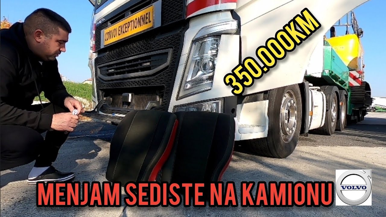Menjam sediste na Volvu#54 Volvo fh500 seat change🔧⚙️😉