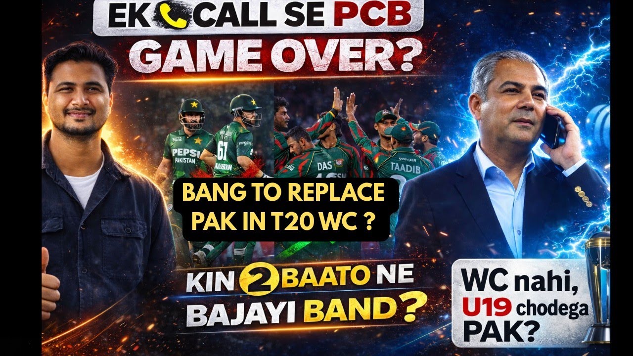 BIG - ICC ki ek call ne baja di Pakistan ki band -300M USD se ghbaraya PAK - U19 se PAK out,BANG RET