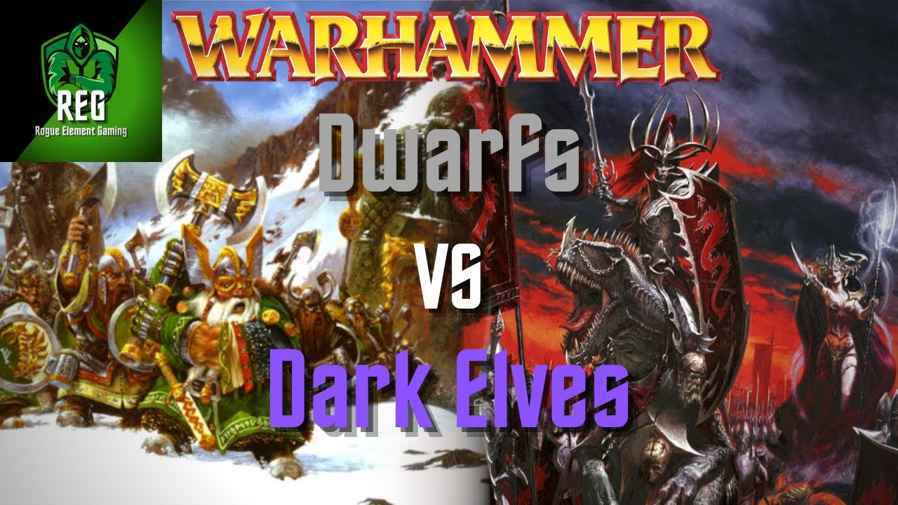 Warhammer Fantasy 6th Edition Battle Report | Dwarfs vs Dark Elves