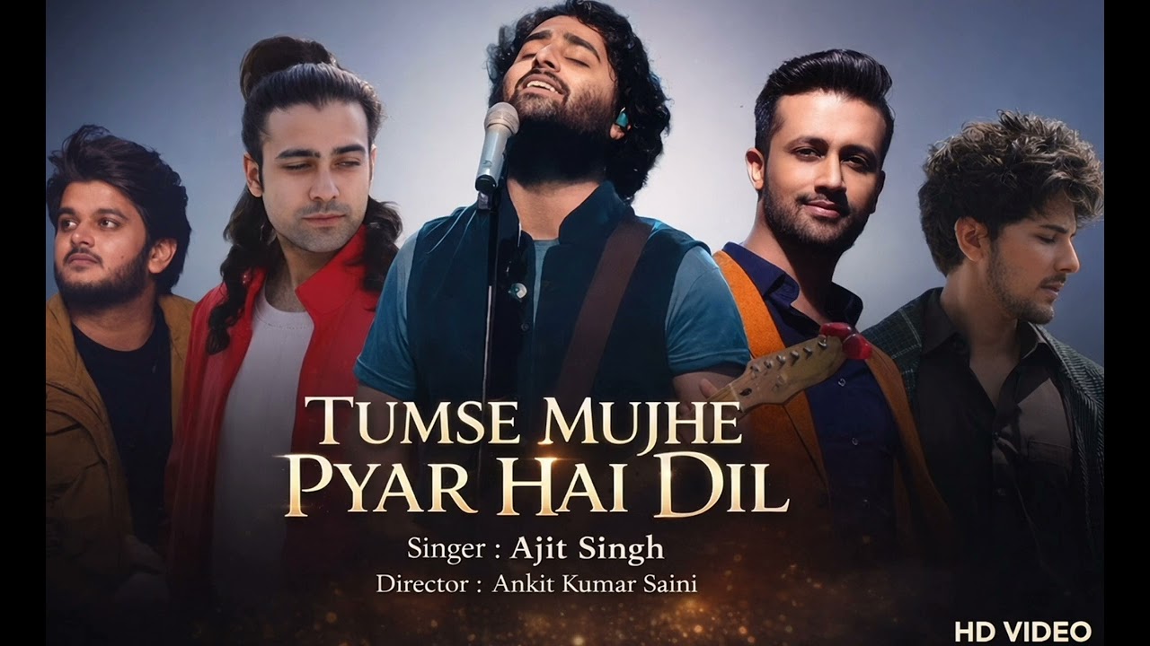 Tumse Mujhe Pyar Hai 😍 Dil | [Lyrics] by Ajit Singh voice | Full Hindi Romantic song| 2026 