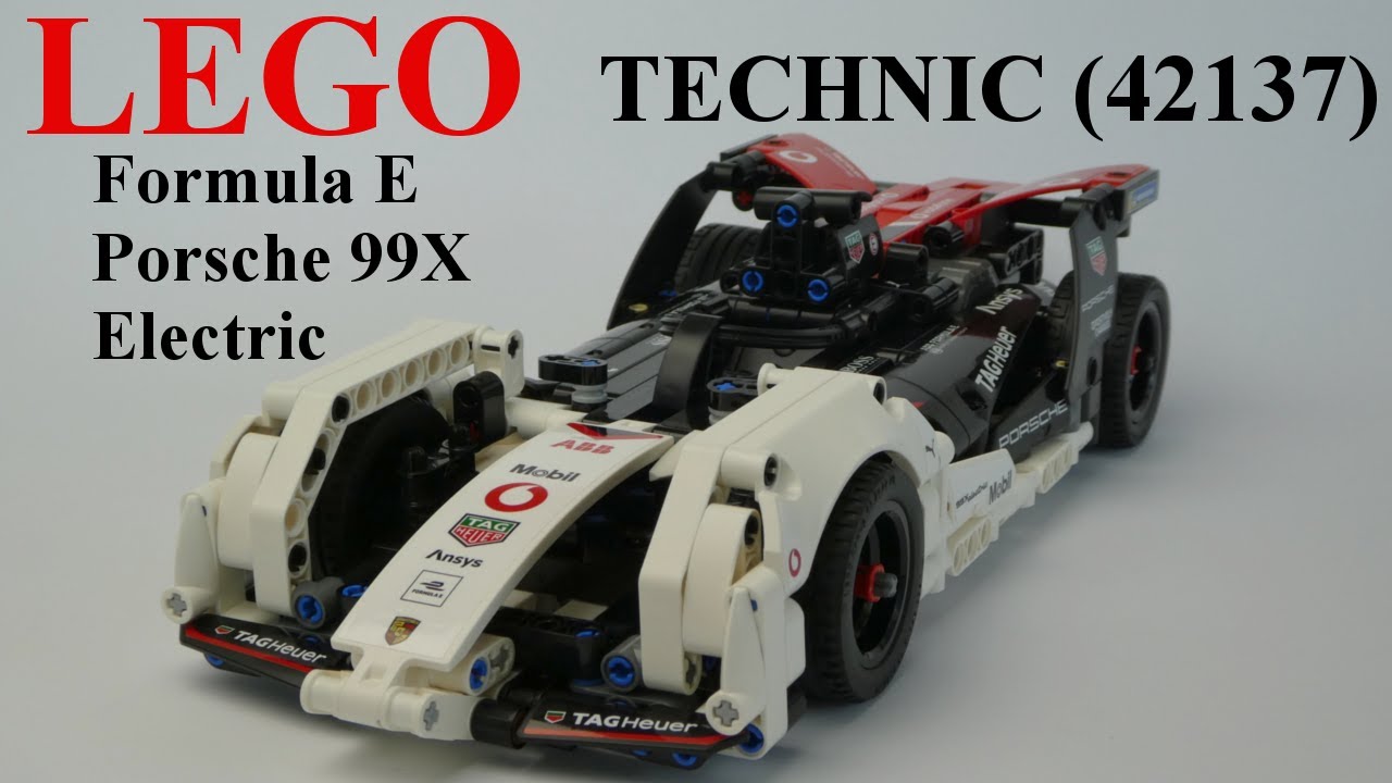 LEGO TECHNIC (42137) - Formula E Porsche 99X Electric - build