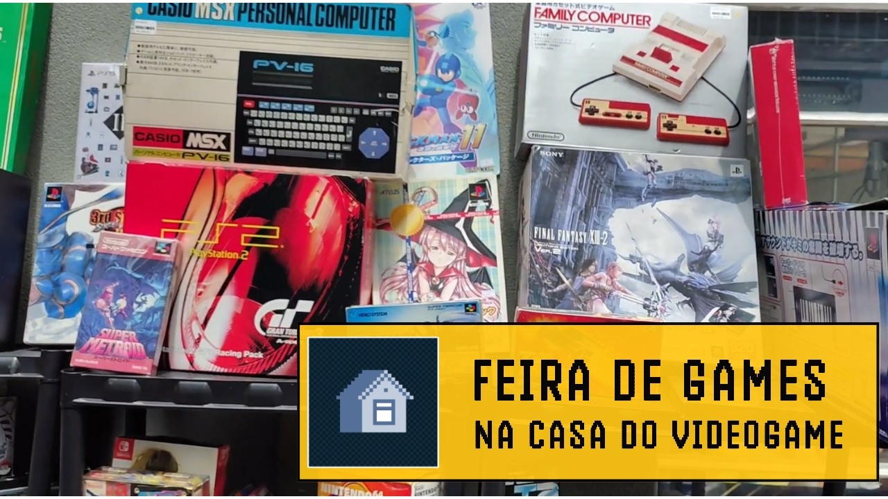 Visitamos a 2ª Feira de Lojistas da Casa do Videogame