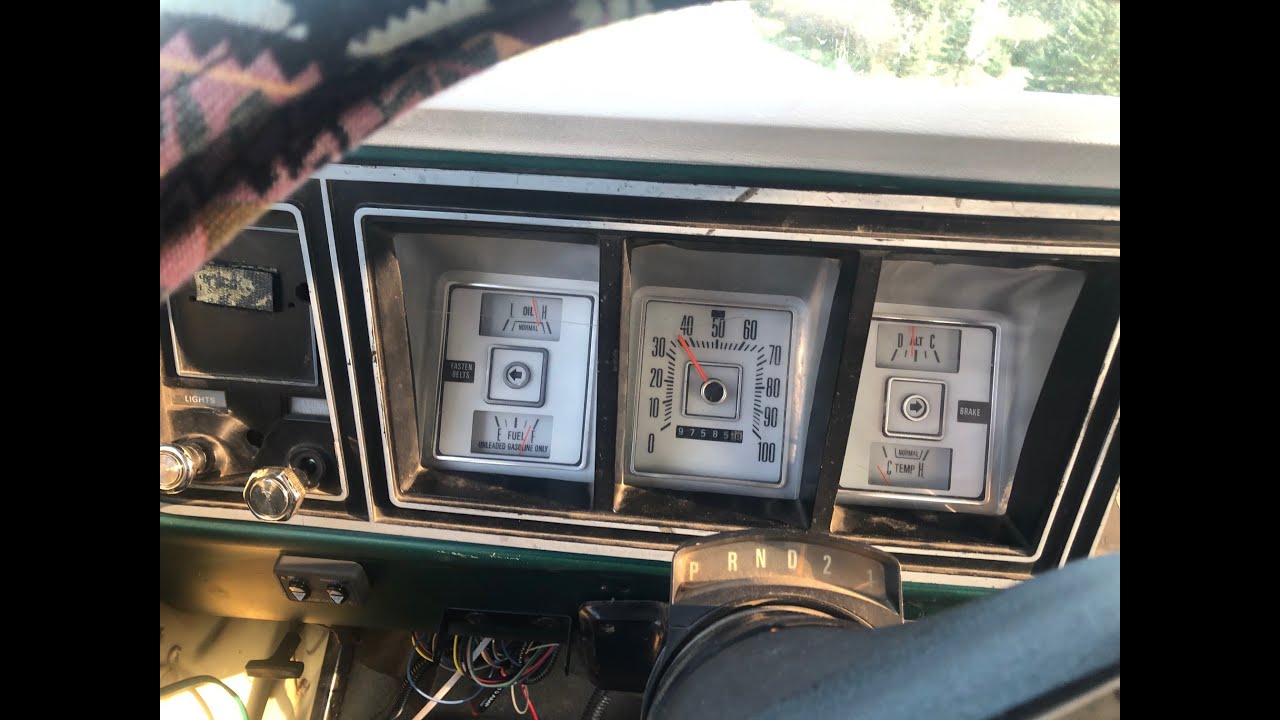 How to replace the dash on a 78 Ford Bronco/ 1973-1979 F trucks