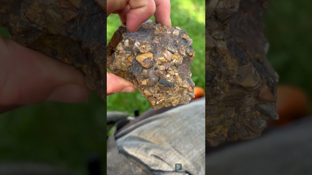🛑[Crater Of Diamonds]🛑Conglomerate Rock - Short 290 #shorts #conglomerate #teamrockit