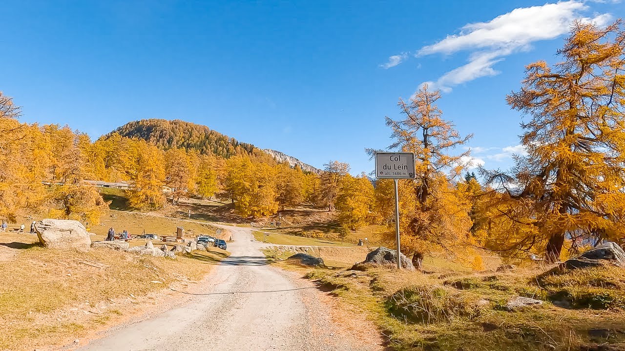 Riding Col des Planches, Col du Tronc, and Col du Lein, Switzerland