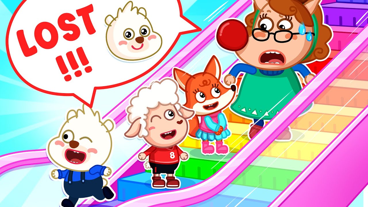 Bearee Fun & Learn | Oh No! Bearee Is Lost at the Dinosaur Museum | Cartoon for Kids