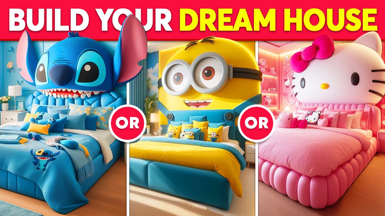 Would You Rather...? Build Your Dream House 🤑🏡🌈 Bee Quiz