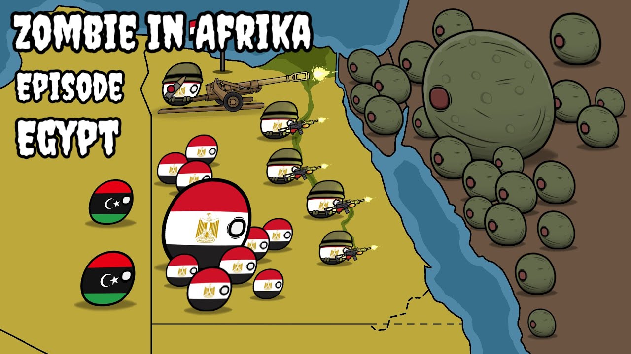 Zombie In Afrika / Episode#1 / Countryballs