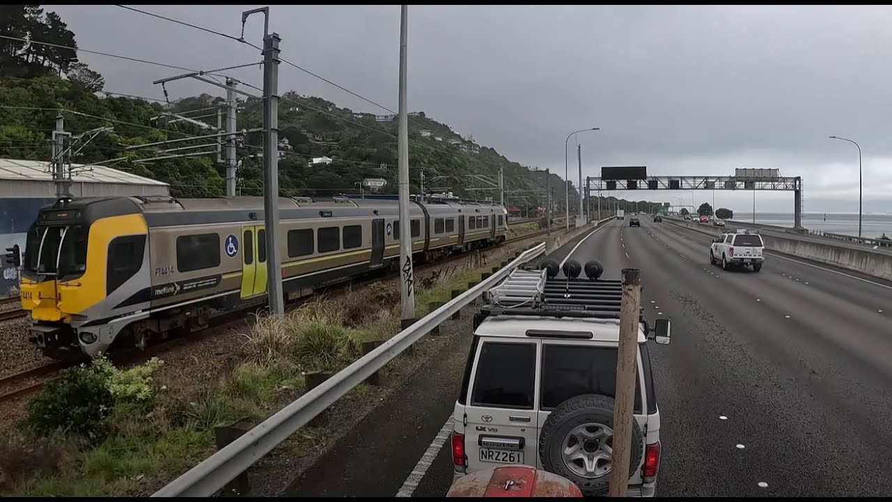 Landcruiser POV cam in 4k  Upper Hutt to Churton Park - Wellington