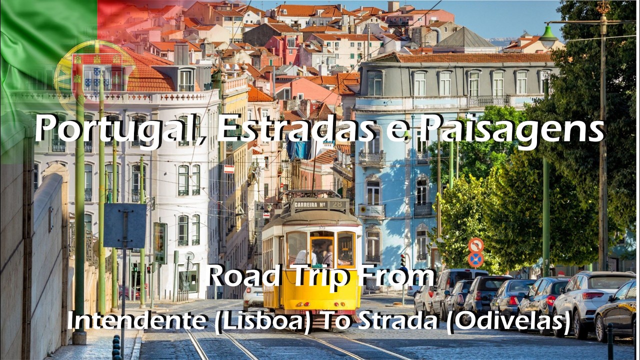 VIAGEM DE LISBOA A ODIVELAS, PORTUGAL, DJI OSMO ACTION, DRIVING, TRAVEL, TRIP