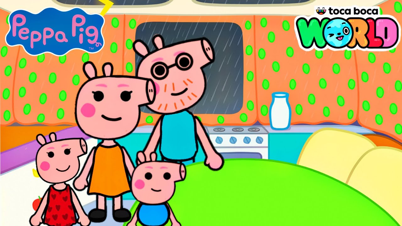 Peppa Pig in Toca Boca | The Camper Van 🚐 🏕️ | Toca Life World 🌎 