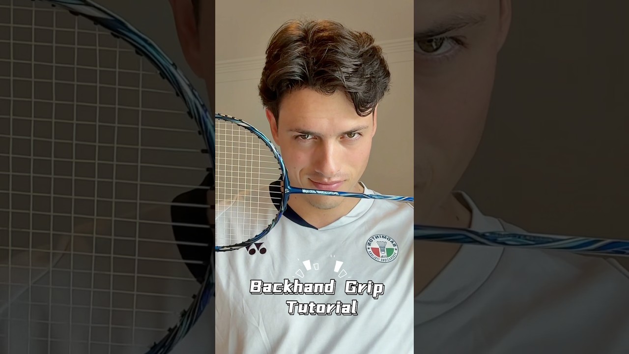 Never Hold Your Backhand Grip Wrong Again | Badminton Grip Tutorial #badminton #badmintonskills
