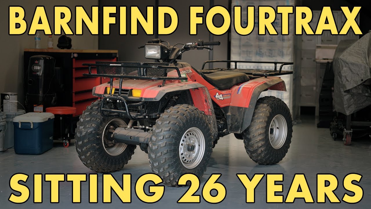 FREE Barn Find Honda Fourtrax TRX 350 Revival! Sitting 26 Years!
