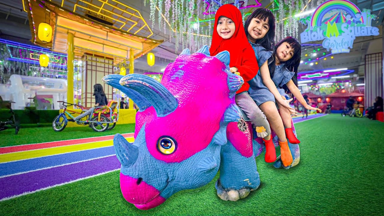 AQILA DiAJAKIN PAPA BERMAIN SEPUASNYA DI PLAYGROUND GARDEN EAT & PLAY BLOK M SQUARE