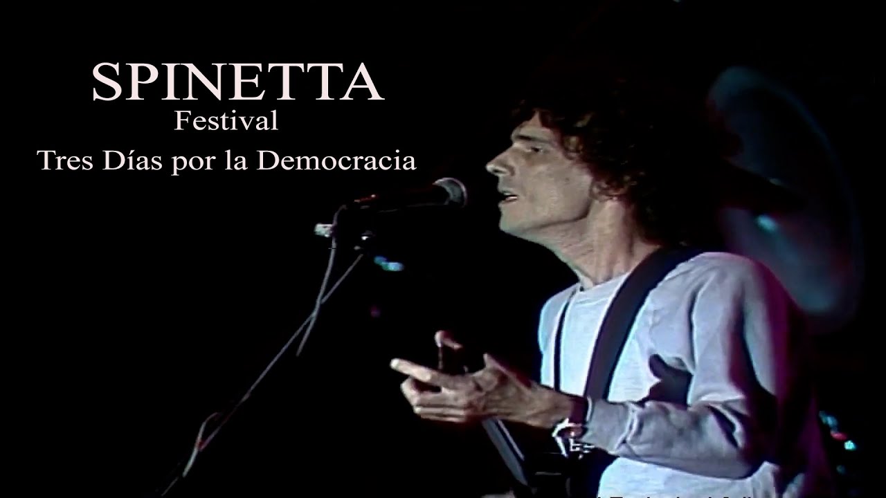 SPINETTA - Festival Tres Días por la Democracia - 1988 (en vivo)