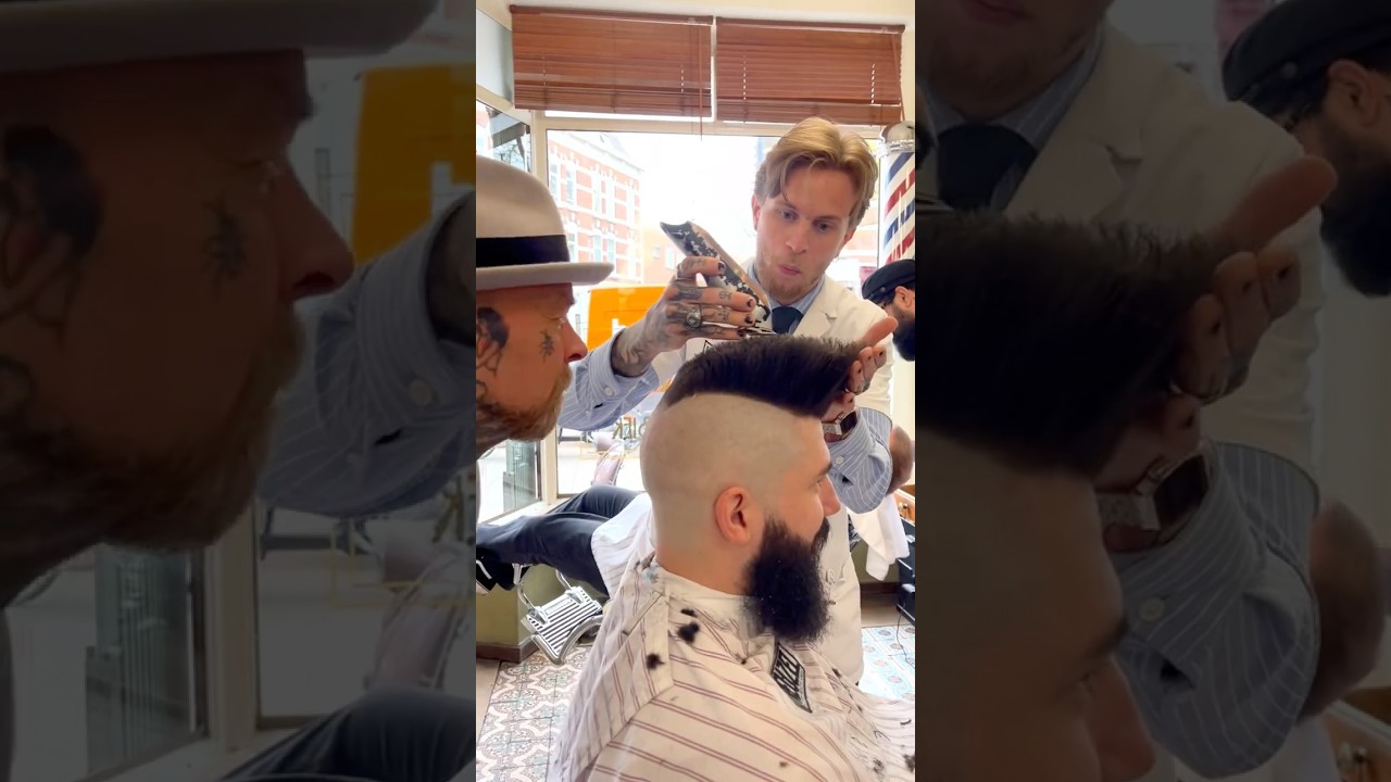 Fryzjerzy przerywają swoją pracę, żeby obejrzeć TĘ fryzurę Psychobilly Quiff