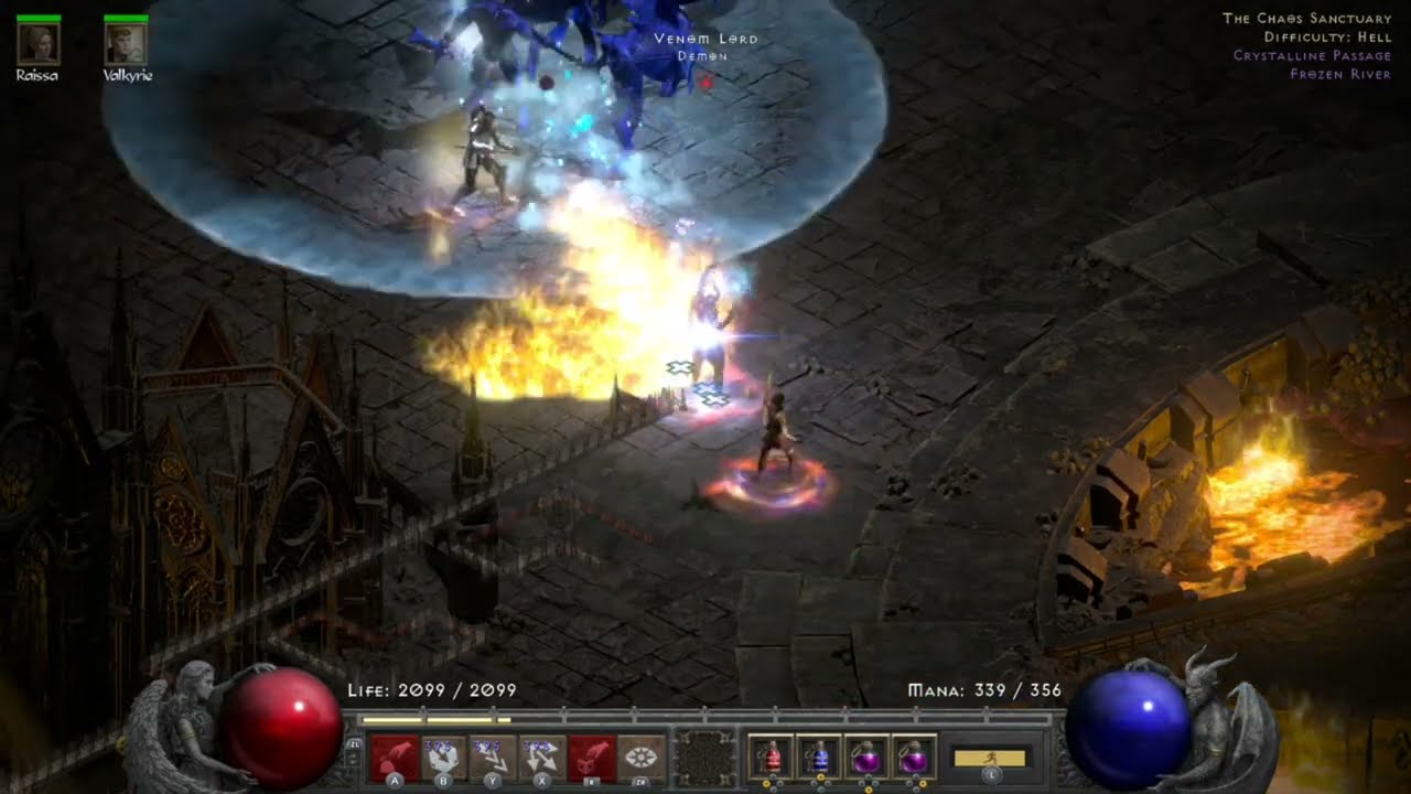 Freezing Arrow Multishot Strafe - Kitchen Sink Amazon [Diablo 2 Resurrected]
